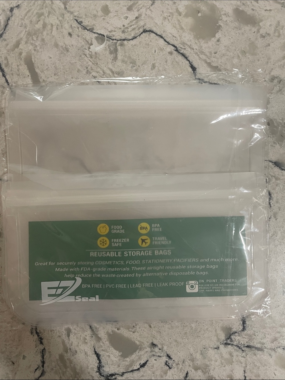 Reusable Storage Bags - Clear
